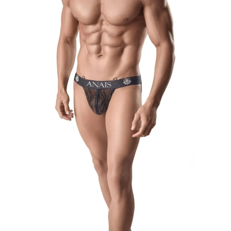 ANAIS MEN ARES JOCK STRAP III noir arrière exposé coupe audacieuse matériau haute qualité