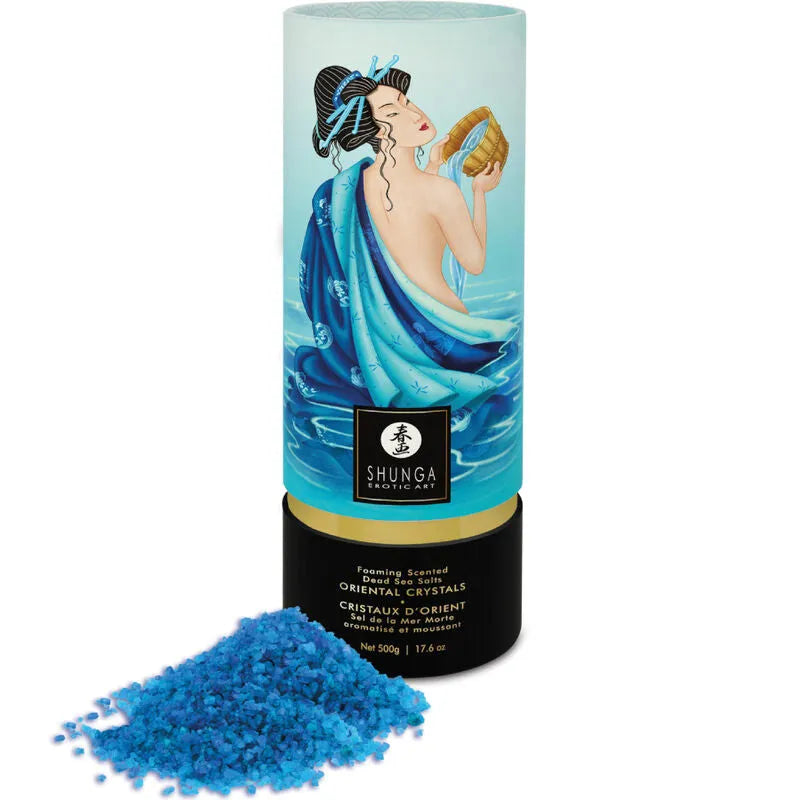 Shunga Sels De Bain Tentations Océan Relaxants Erotique Bien-Être Intime Santé Parfumé Naturel Anti-Stress Usage Couple Seule