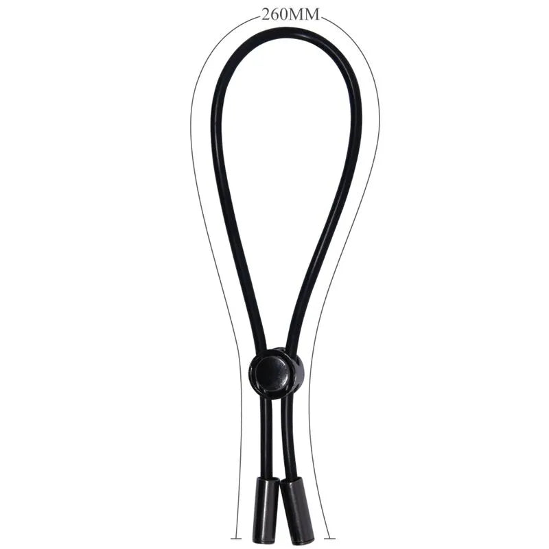Anneau pénis silicone noir ajustable, design ergonomique, stimulation intense, étanche, discret, érections durables.
