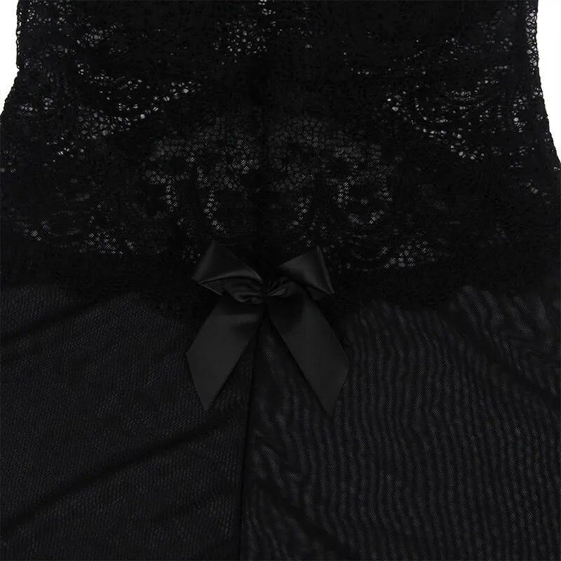 lingerie nuisette sexy noire dentelle tulle femme élégante grande taille silhouette sublimée raffinement glamour léger florale confort extensible soutien poitrine