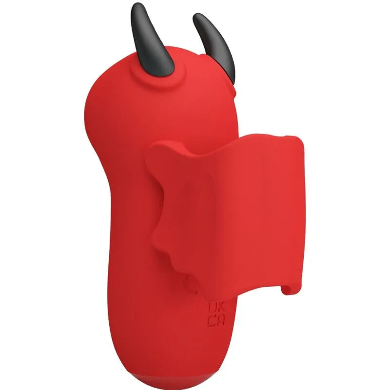 mini vibrant rechargeable silicone rouge dix fonctions tapotement choc électrique ergonomique compact discret portable voyage puissant hypoallergénique