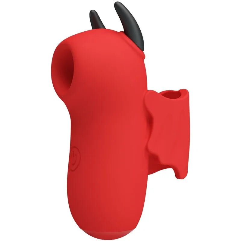 mini vibrant rechargeable silicone rouge dix fonctions tapotement choc électrique ergonomique compact discret portable voyage puissant hypoallergénique