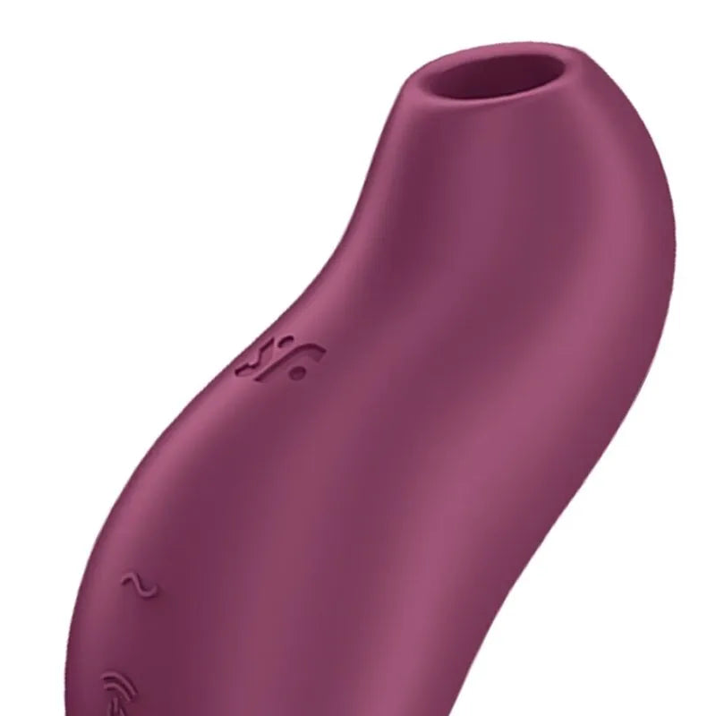Satisfyer Pocket Pro 1 Stimulateur De Clitoris Grenat Portable Discret Intense Stimulation Clitoridienne Air Pulse