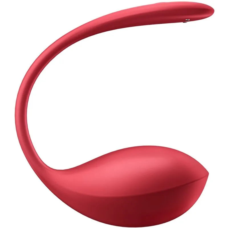 Stimulateur G-Spot portable à distance Satisfyer Shiny Petal, silicone doux, application gratuite, discret, idéal pour les déplacements et les couples
