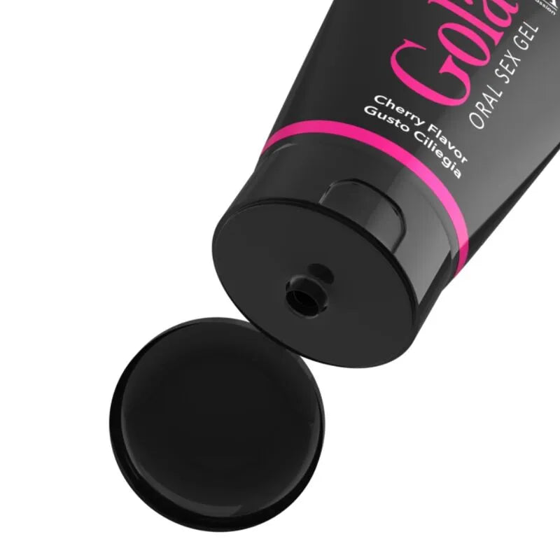Intimateline Luxuria gel sexuel oral saveur cerise 50ml lubrifiant aphrodisiaque sécuritaire sans parabènes base aqueuse compatible préservatifs