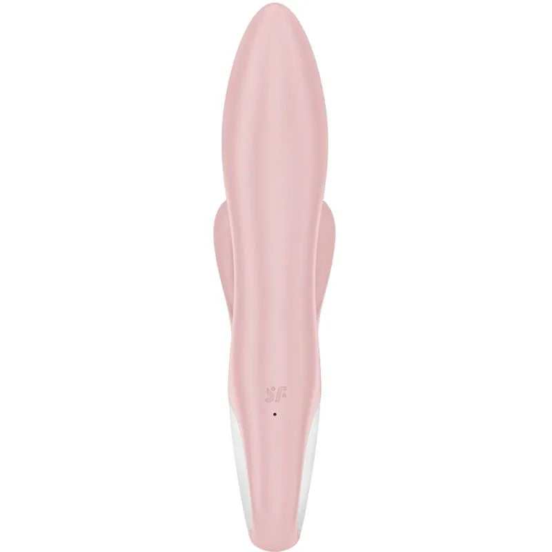 Vibromasseur gonflable silicone rose stimulation point G clitoris étanche