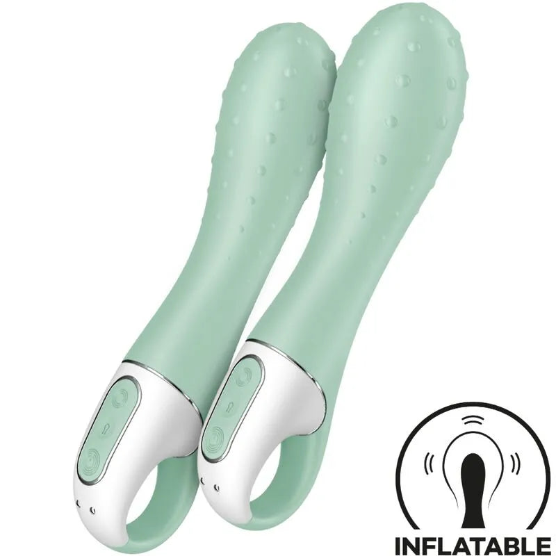 vibromasseur gonflable point G silicone étanche 12 vibrations réglables USB