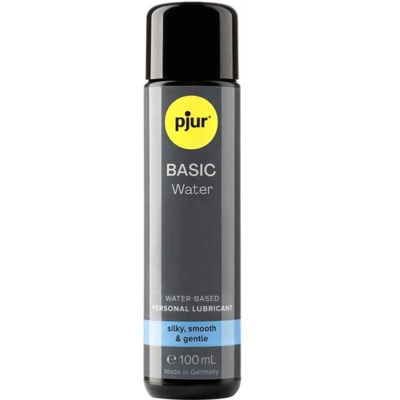 Lubrifiant eau durable hydratant peau sèche Pjur 100ml sans parfum longue durée non collant hypoallergénique compatible muqueuses testé dermatologiquement