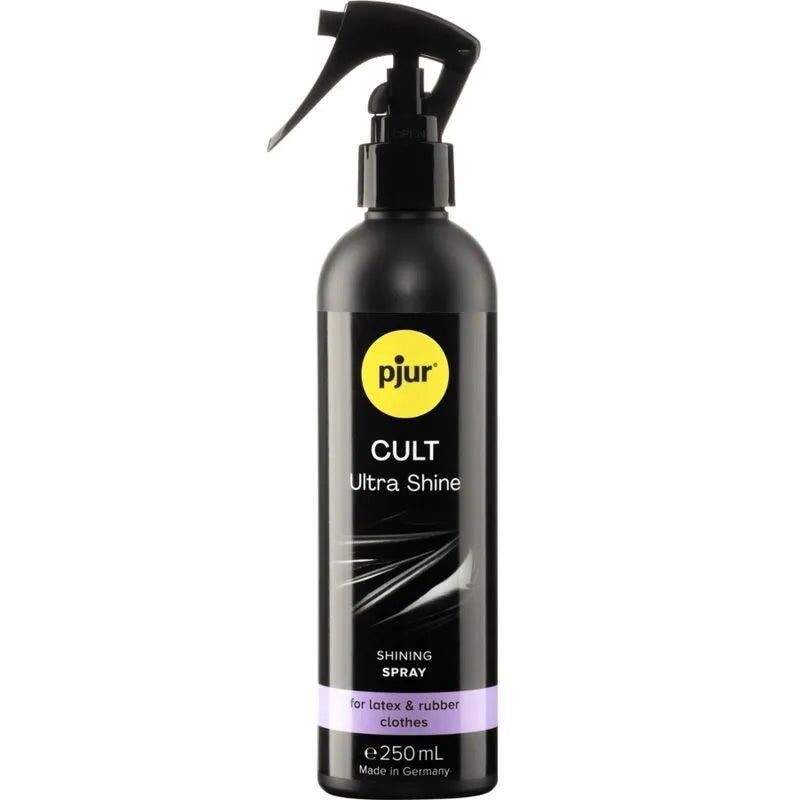 Spray Ultra Brillance Longue Durée Vêtements Caoutchouc Latex 250ml Non Collant