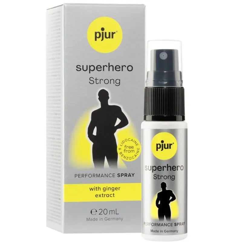 Spray retardateur homme prolongé gingembre naturel 20ml performance longue durée