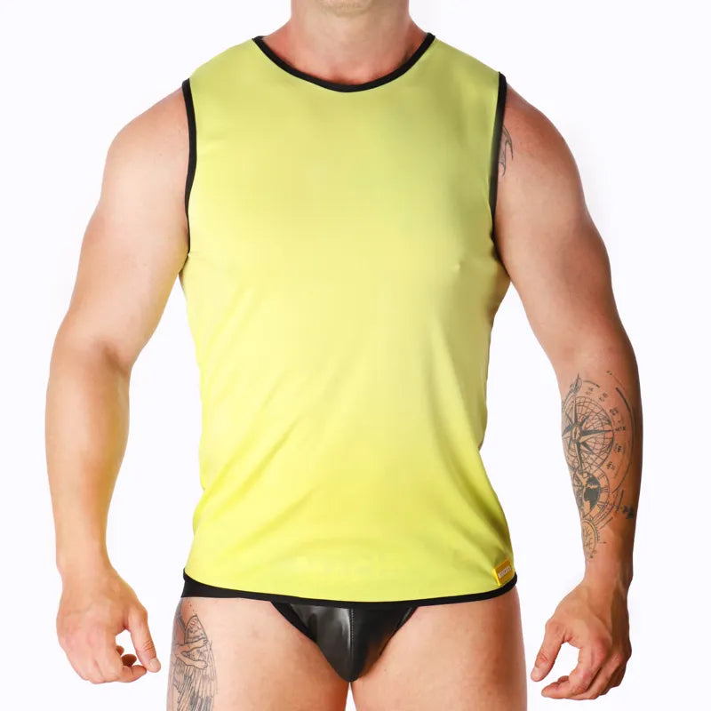 T-shirt homme rouge sportif polyamide viscose léger élastique ajusté