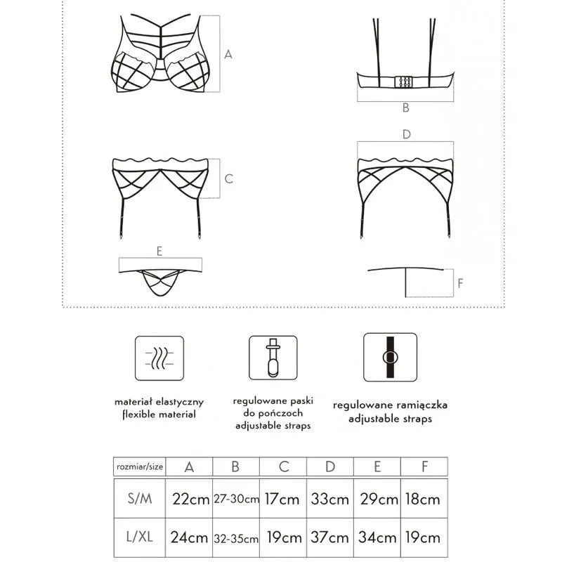 lingerie séduisante élégante dentelle satin ensemble trois pièces soutiengorge portejarretelles string confort ajustement délicate luxueuse féminine romantique glamour