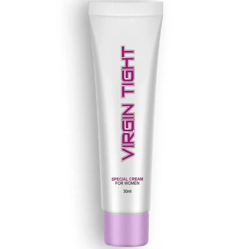 Crème hydratante raffermissante vulvaire 30ml, tube blanc et rose, anti-âge, élasticité et fermeté peau intime.