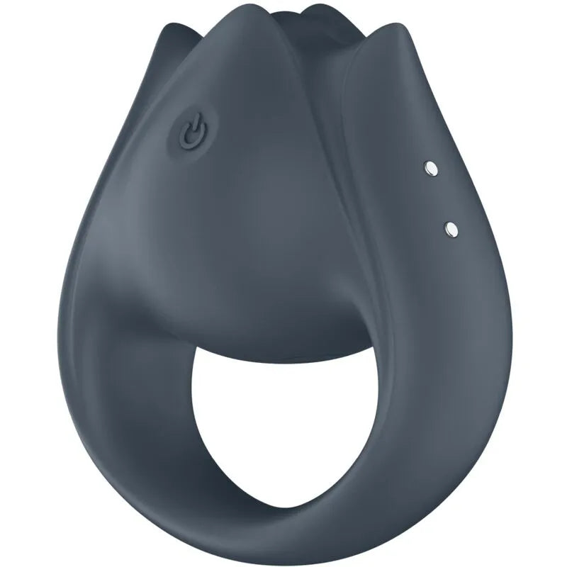 Vibromasseur 2 en 1 silicone étanche multi-vibrations anneau pénien stimulateur clitoridien