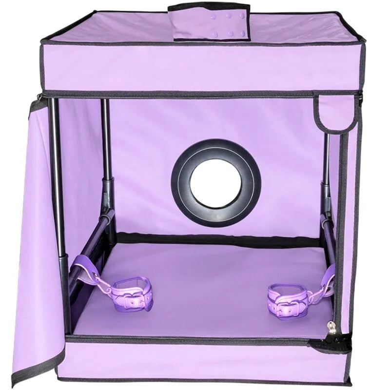 SECRET DOME Cabine Bukkake Violette Jeux de Pouvoir Sensuels avec LED