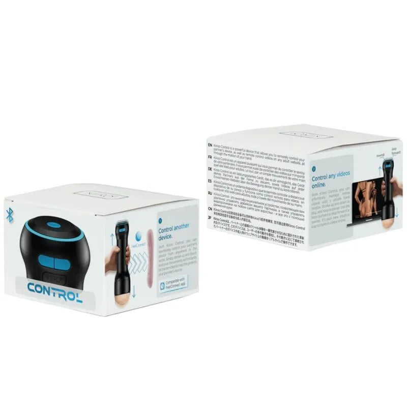 télécommande interactive KIIROO synchronisation vidéo immersive ergonomique compatibilité multiplateforme connectivité contrôle distance personnalisation intuitive rechargeable compacte silencieuse sécurisée