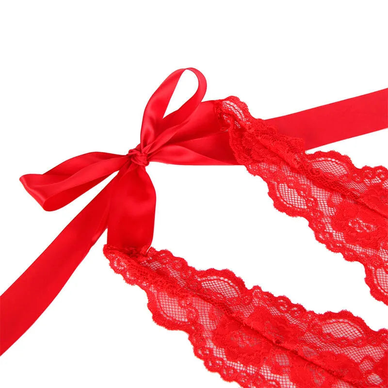 lingerie sexy Subblime grande taille rouge volants ceinture américaine confort maintien doux durable silhouette sculptante glamour séduisante romantique