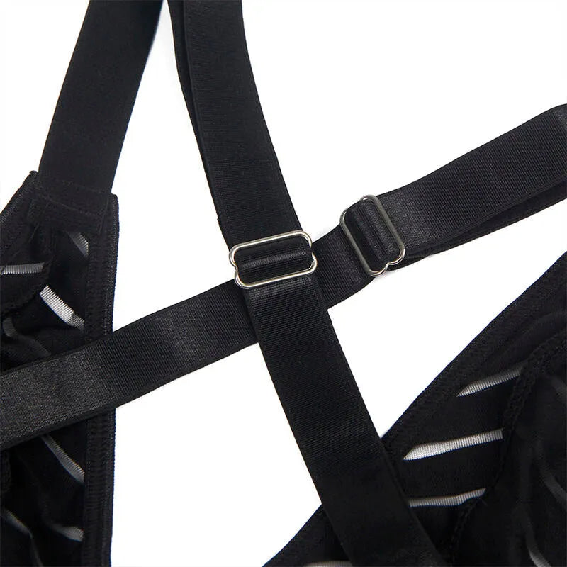 lingerie subblime body portejarretelles noir sexy confortable élégante maintien ajustable dentelle satin respirant durable luxe américaine grande taille silhouette sublimée