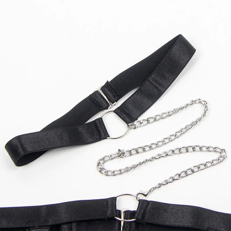 Body noir porte-jarretelles grande taille Subblime, élégant et sensuel, matériaux haute qualité, ajustable et raffiné.