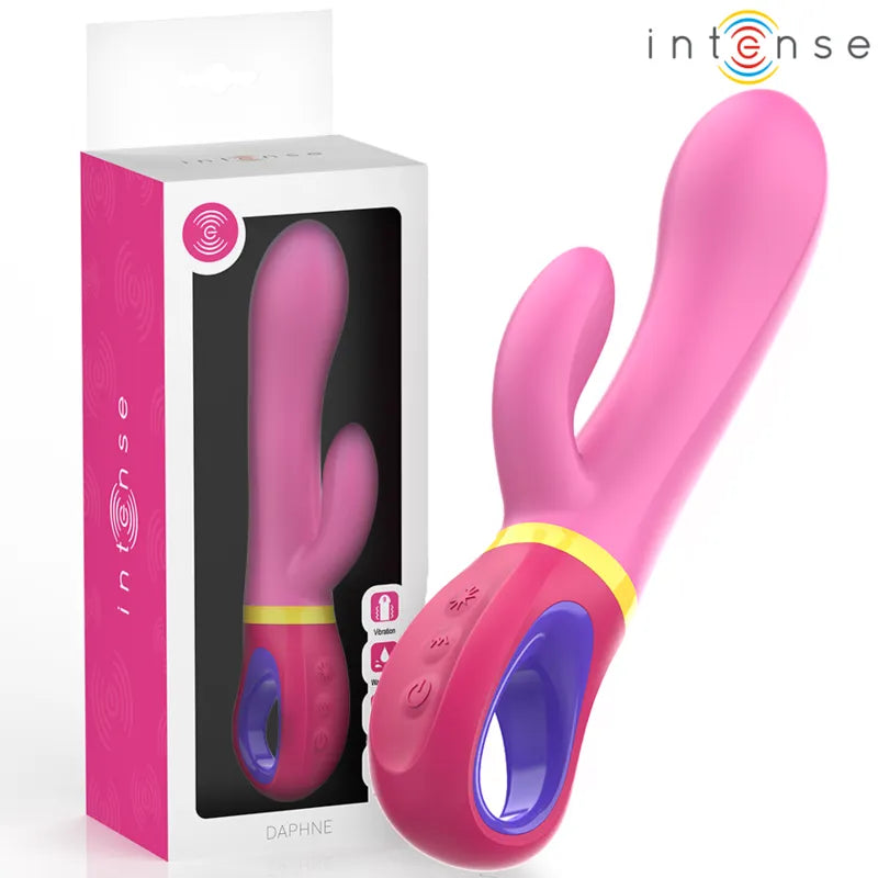 Vibromasseur lapin rose ergonomique double stimulation silicone hypoallergénique waterproof