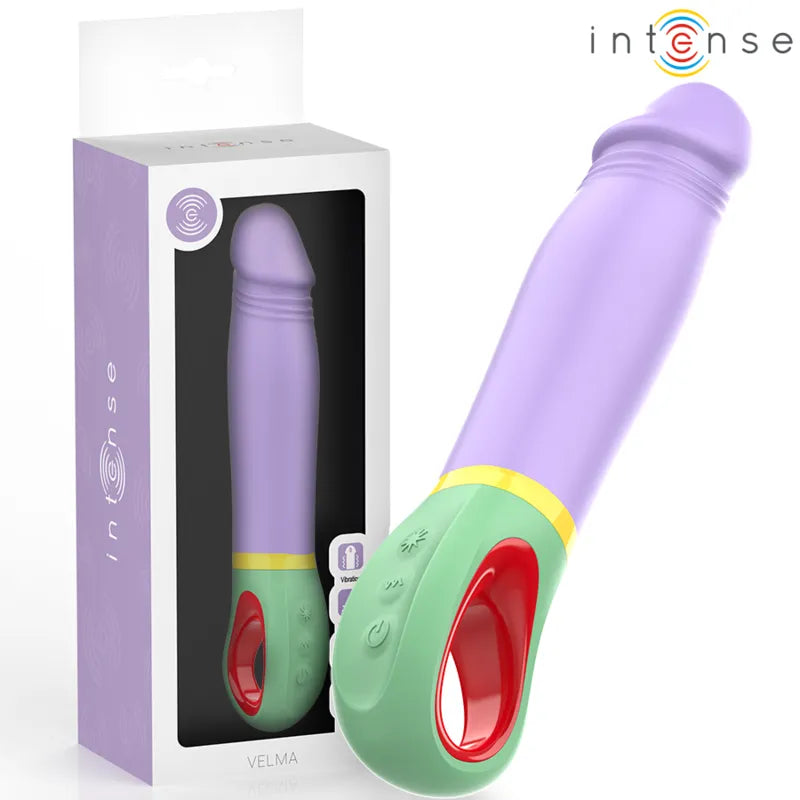 Vibromasseur classique violet puissant silencieux silicone haute qualité résistante à l'eau