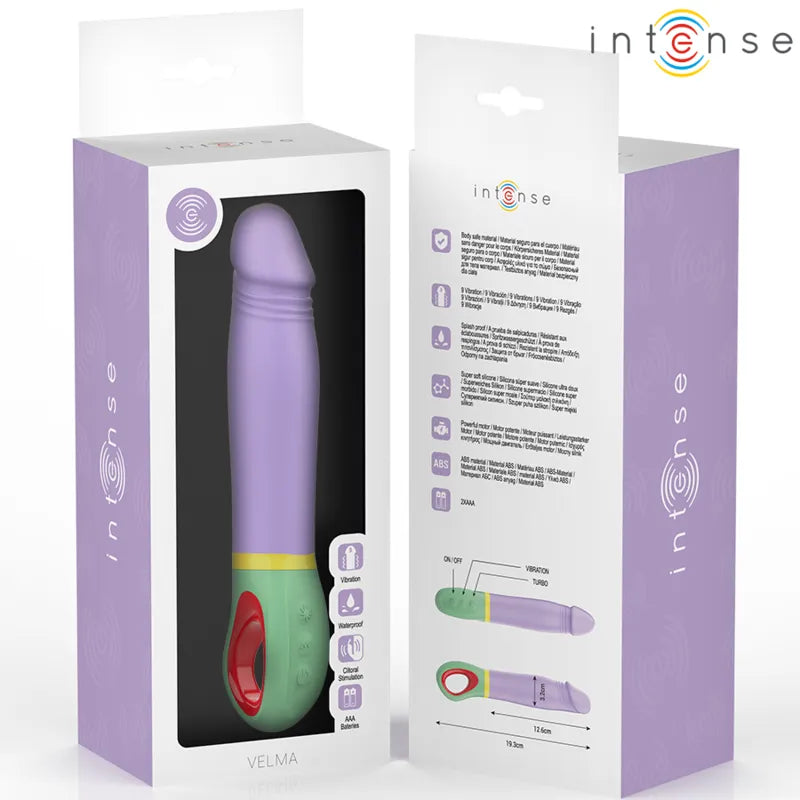 Vibromasseur classique violet puissant silencieux silicone haute qualité résistante à l'eau