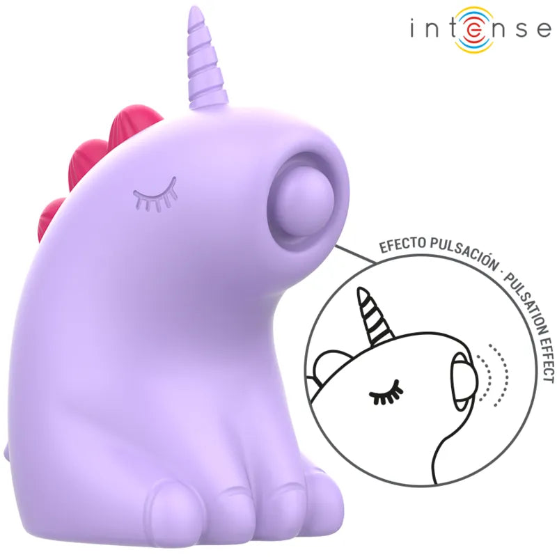 Stimulateur clitoridien licorne rose vibrations réglables silicone hypoallergénique INTENSE SWEETIE