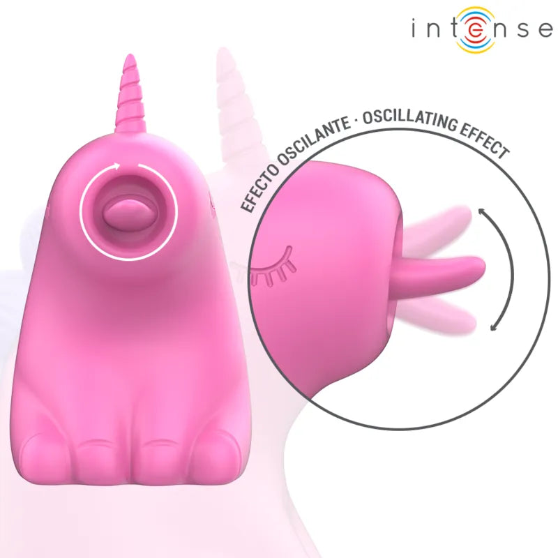 stimulateur unicorn clitoris vibrant fuchsia silicone étanche USB réglable intense