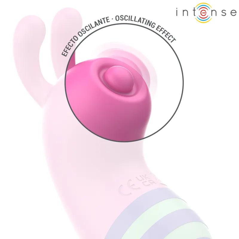 Stimulateur clitoridien en silicone design abeille vibration puissante couleurs rose vert