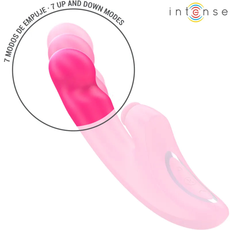 Vibrateur multifonction compact 3 en 1 silicone 10 modes étanche recharge USB