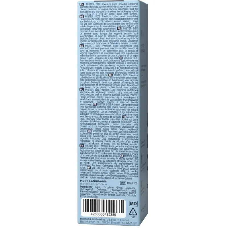 lubrifiant base eau longue durée peau sensible 100ml soyeux noncollant incolore inodore testé dermatologiquement compatible préservatifs jouets bouchon rabattable pratique