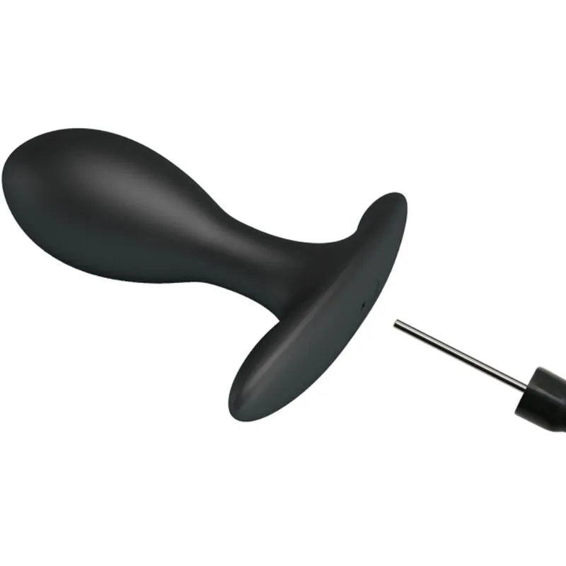 plug anal gonflable silicone noir sécurité confort plaisir étanche
