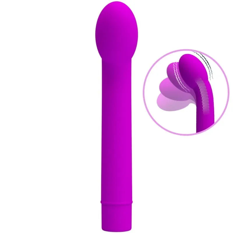 Vibrateur point G silicone multi-vitesses violet stimulation intense 10 fonctions
