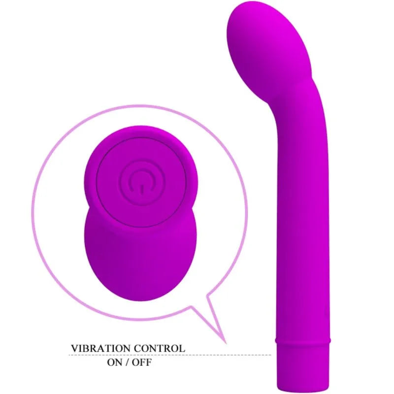 Vibrateur point G silicone multi-vitesses violet stimulation intense 10 fonctions