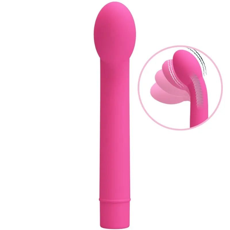 Vibrateur silicone rose multi-vitesses point G stimulation intense 10 fonctions