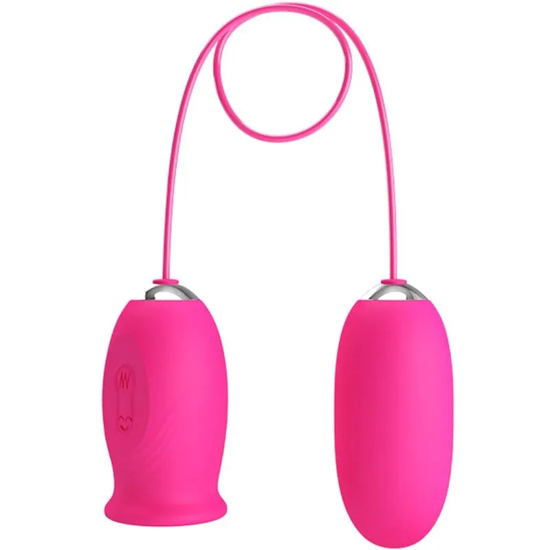 Œuf vibrant silicone rose stimulation clitoris 12 fonctions rechargeable USB