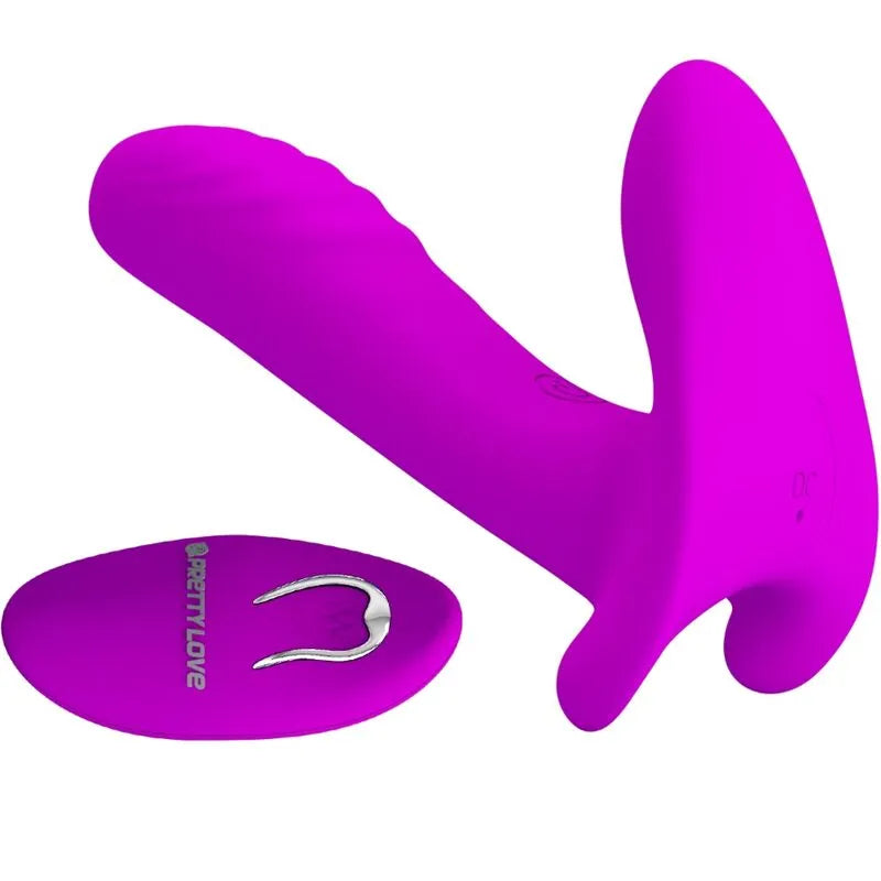 vibromasseur silicone médical télécommande 12 modes étanche discret portable violet