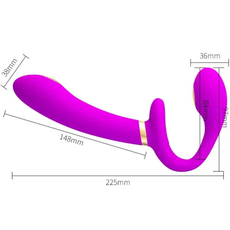 Stimulateur Clitoridien Tapotant Silicone Violet 7 Fonctions Vibration