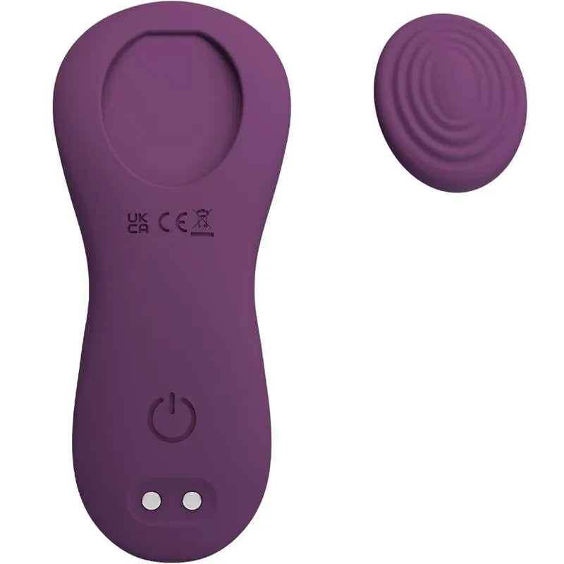 vibrateur silicone télécommandé 10 vibrations application mobile massage clitoris violet