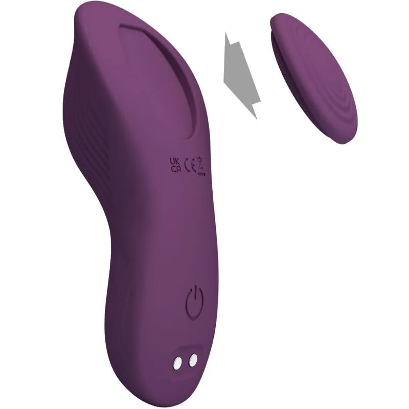 vibrateur silicone télécommandé 10 vibrations application mobile massage clitoris violet