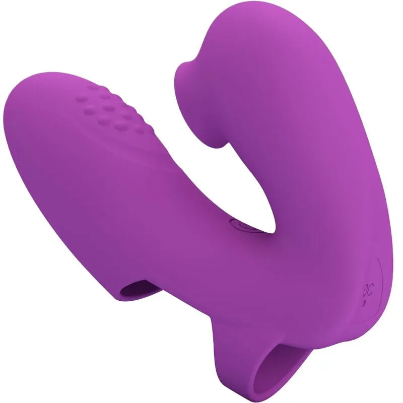 Vibromasseur doigt silicone rechargeable 7 modes stimulation clitoridienne point G