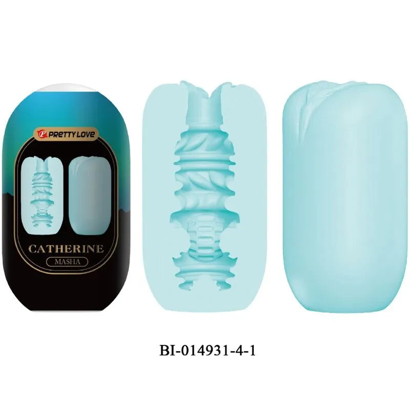 masturbateur masculin TPR étanche extensible textures internes stimulantes trois couleurs sensations multiples sans phtalates facile nettoyage ergonomique