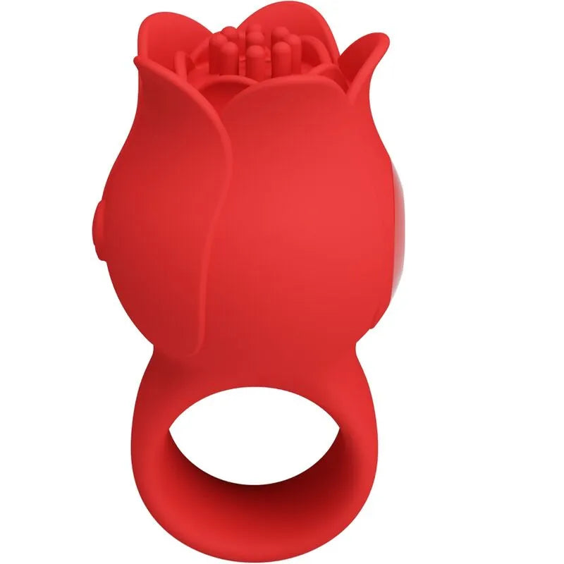 Vibromasseur doigt silicone rose 10 modes vibrations préliminaires rechargeable USB