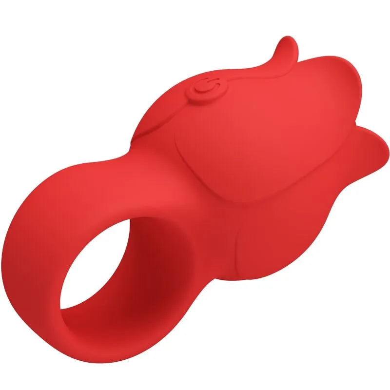 Vibromasseur doigt silicone rose 10 modes vibrations préliminaires rechargeable USB