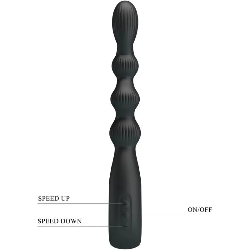 Vibromasseur rechargeable silicone noir 12 fonctions flexible luxe orgasme puissant