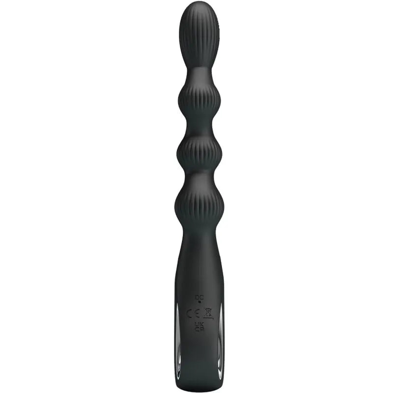Vibromasseur rechargeable silicone noir 12 fonctions flexible luxe orgasme puissant