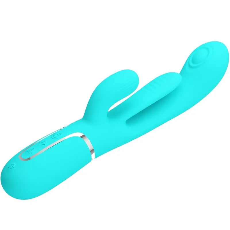 Vibromasseur rabbit silicone velours vibrations personnalisées couples intenses chambre à coucher