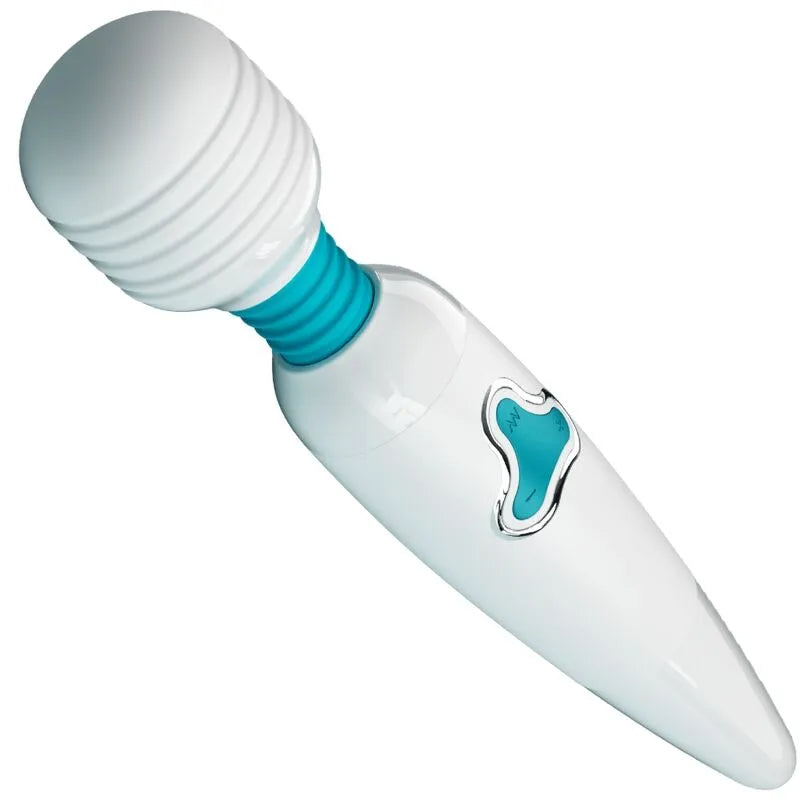 vibrateur massage silicone rechargeable 7 vibrations baguette blanche relaxation érotique