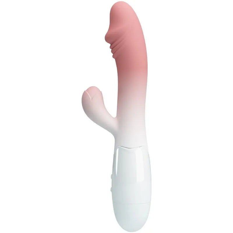 vibromasseur rabbit polyvalent 30 fonctions silicone stimulation clitoridienne vaginale rose