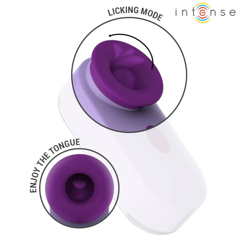 Stimulateur Clitoridien Compact Puissant Silencieux Sabrina Violet Intense